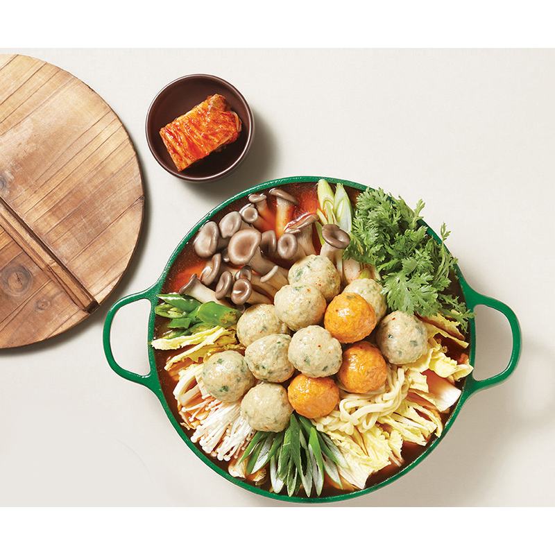 채선당 굴림만두전골 + 청담동 떡볶이, 1450g, 1개 상품 이미지 1