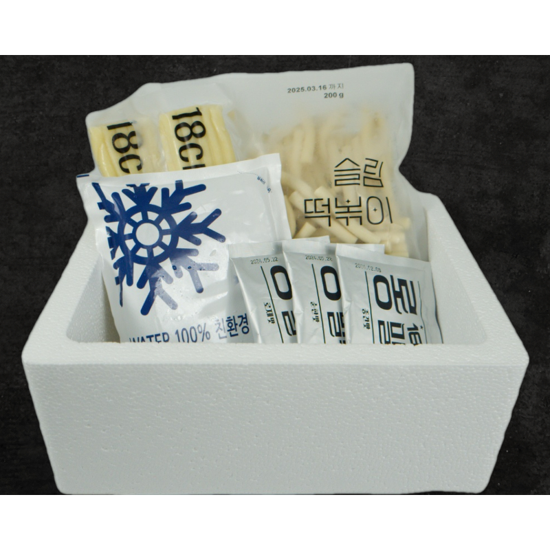 슬림떡볶이 혼합맛 세트, 로제맛 2개 + 중간맛 1개 + 매운맛 1개, 230g, 4개 상품 이미지 4