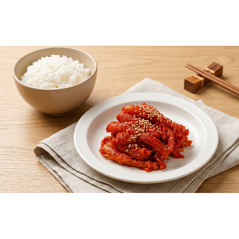 천년의 반찬 더덕무침, 매콤한 양념, 500g, 1개 상품 이미지 4