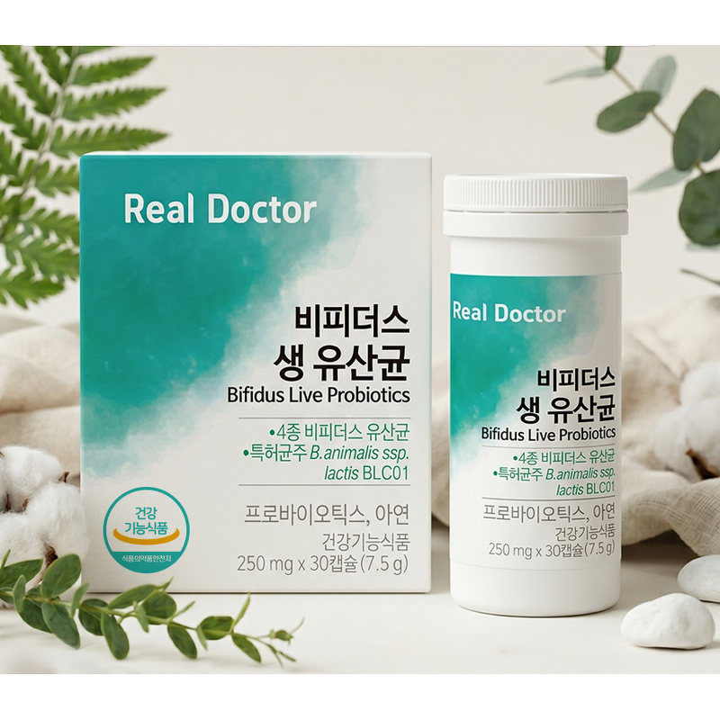 리얼닥터 비피더스 생 유산균, 30캡슐, 3개 상품 이미지 2