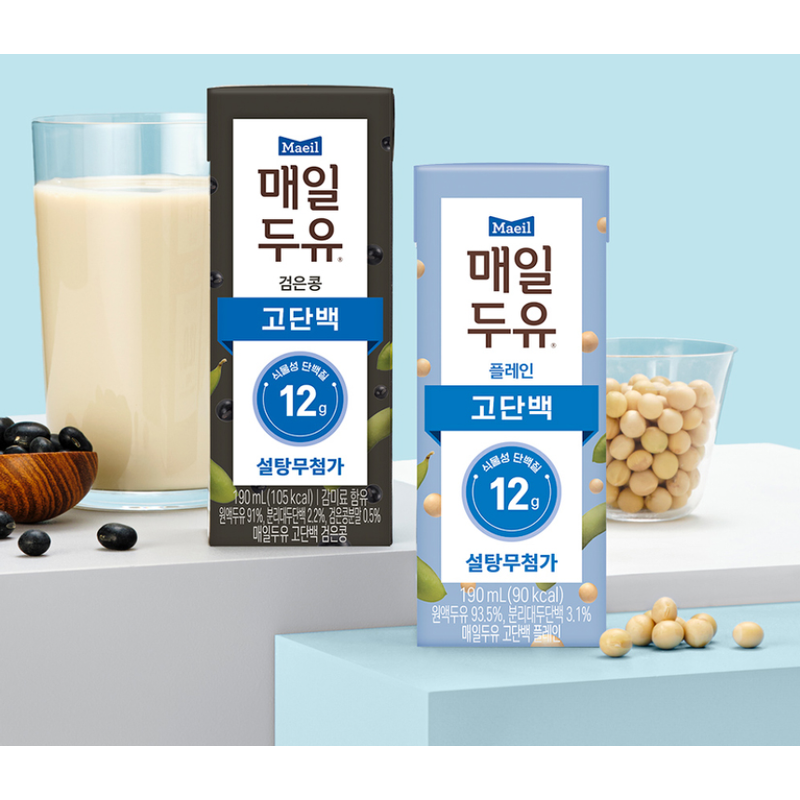 매일두유 고단백 검은콩, 190ml, 24개 상품 이미지 2