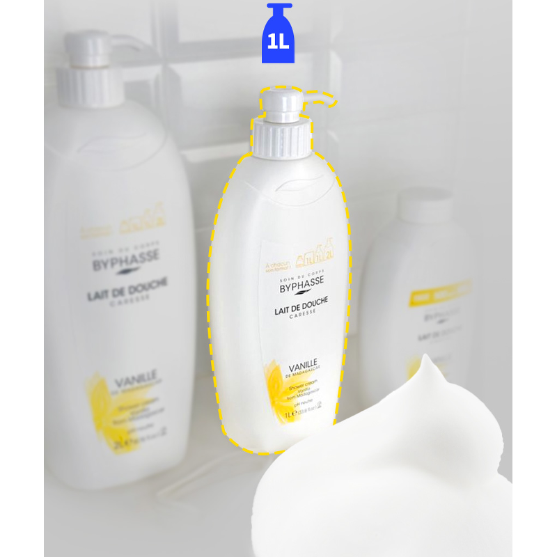 바이빠세 고보습 바디워시, 바닐라, 1000ml, 4개 상품 이미지 4