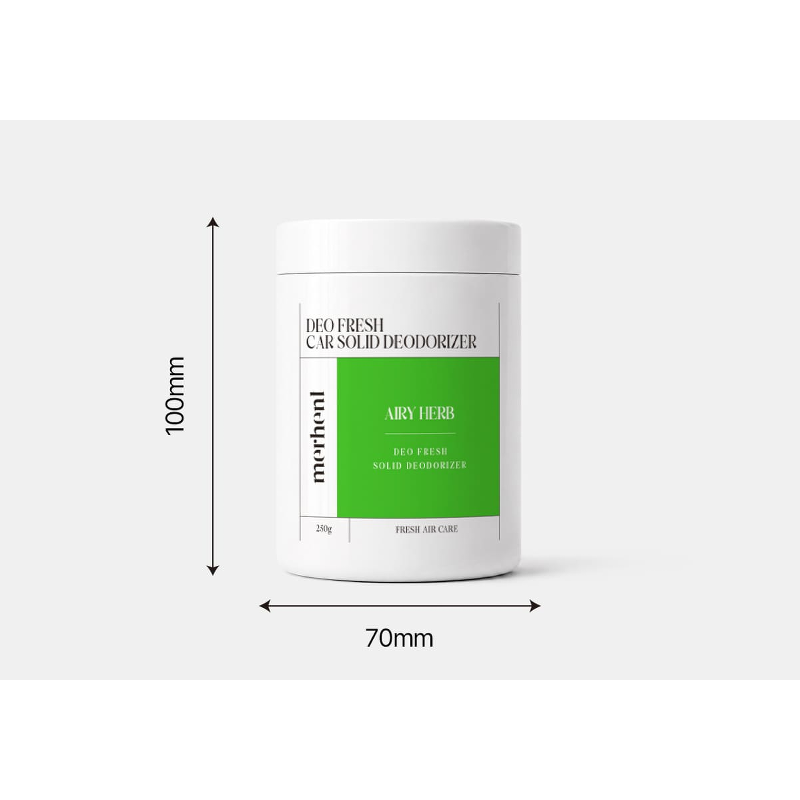 메르헨트 데오 프레쉬 차량용 고체탈취제, 에어리 허브, 250g, 2개 상품 이미지 6