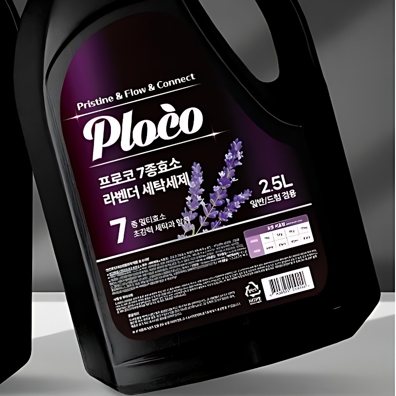 프로코 실내건조 7종효소 라벤더 세탁세제, 2.5L, 4개 상세 이미지 3