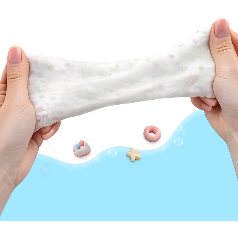 스트레스 해소 비누 쫀득콰삭 슬랑이 화이트, 70g, 1개 상품 이미지 4