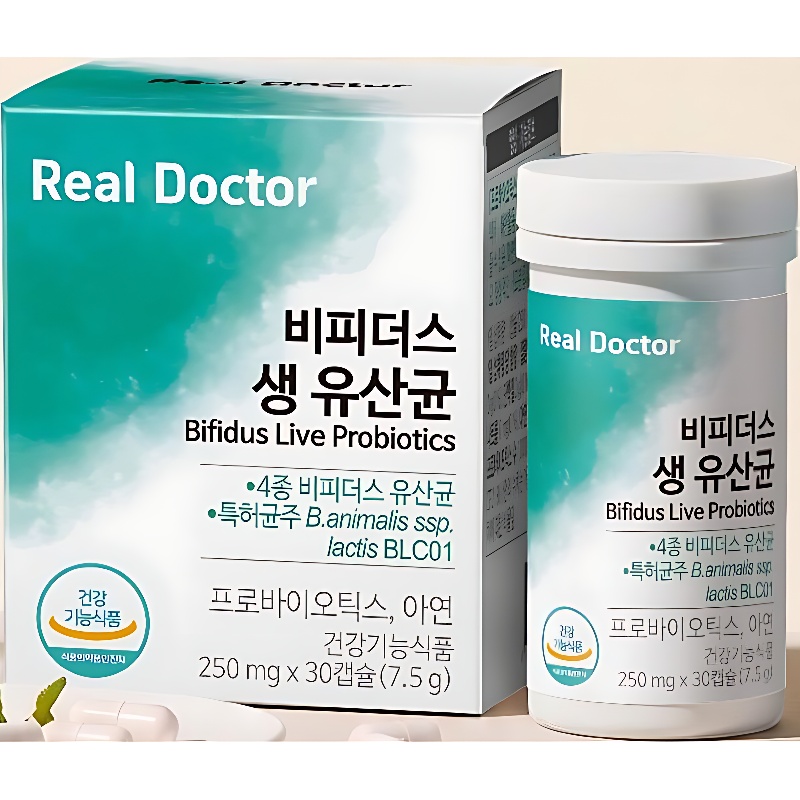 리얼닥터 비피더스 생 유산균, 30캡슐, 3개 상품 이미지 4