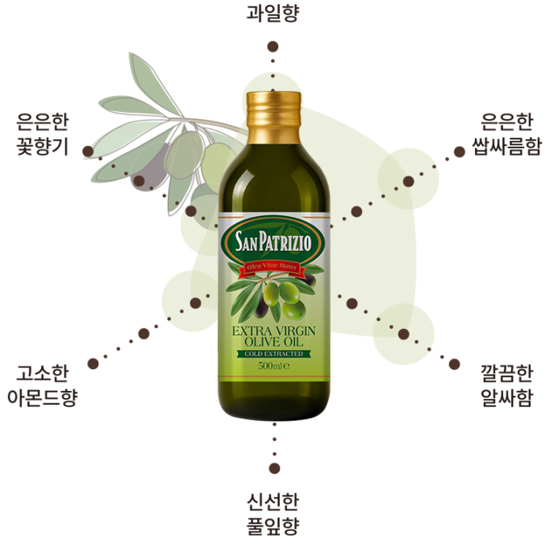 산파트리지오 엑스트라버진 올리브오일, 750ml, 2개 상품 이미지 4