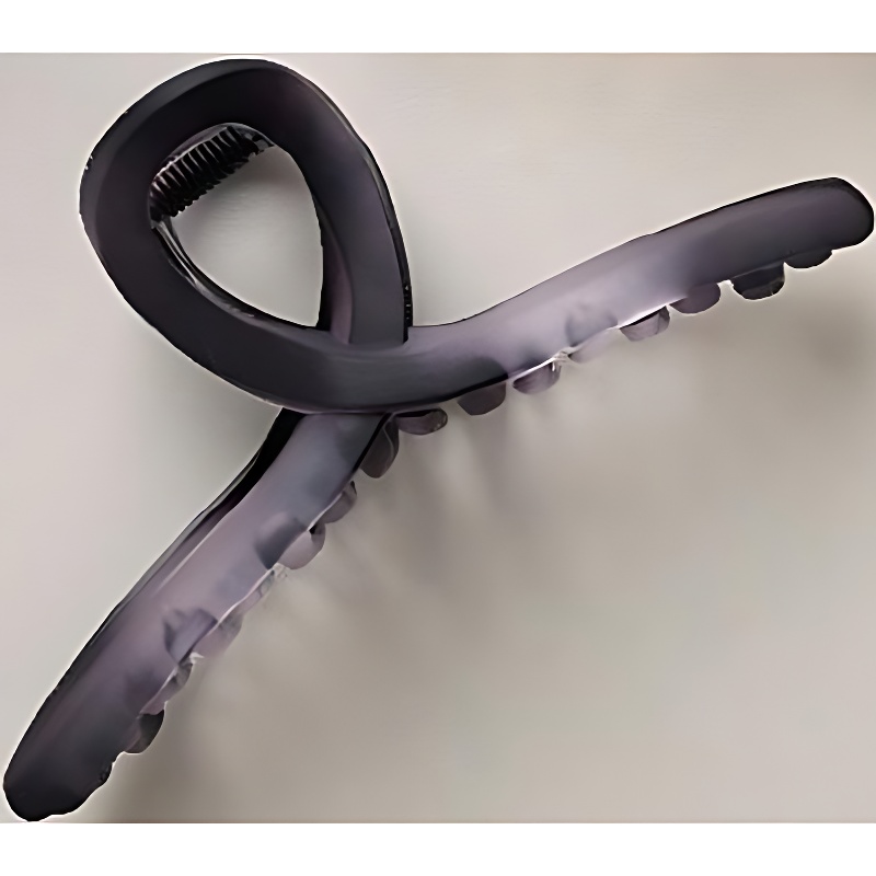 13cm 빅사이즈 레오파드 그라데이션 헤어 집게핀, 골고루, 2개 상품 이미지 8