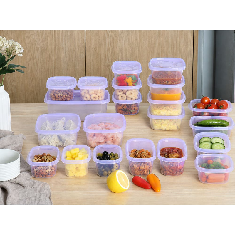 맥스앤맥스 퍼플톡톡 밀폐용기 20종세트, 350mm 5개, 450mm 5개, 500ml 5개, 600ml 5개, 1세트 상품 이미지 7