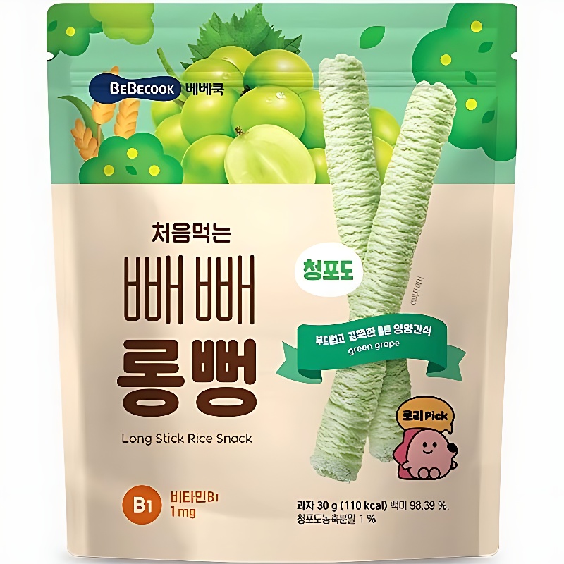 베베쿡 처음먹는 빼빼롱뻥, 사과 2개 + 단호박 2개 + 자색고구마 2개, 30g, 6개 상품 이미지 3