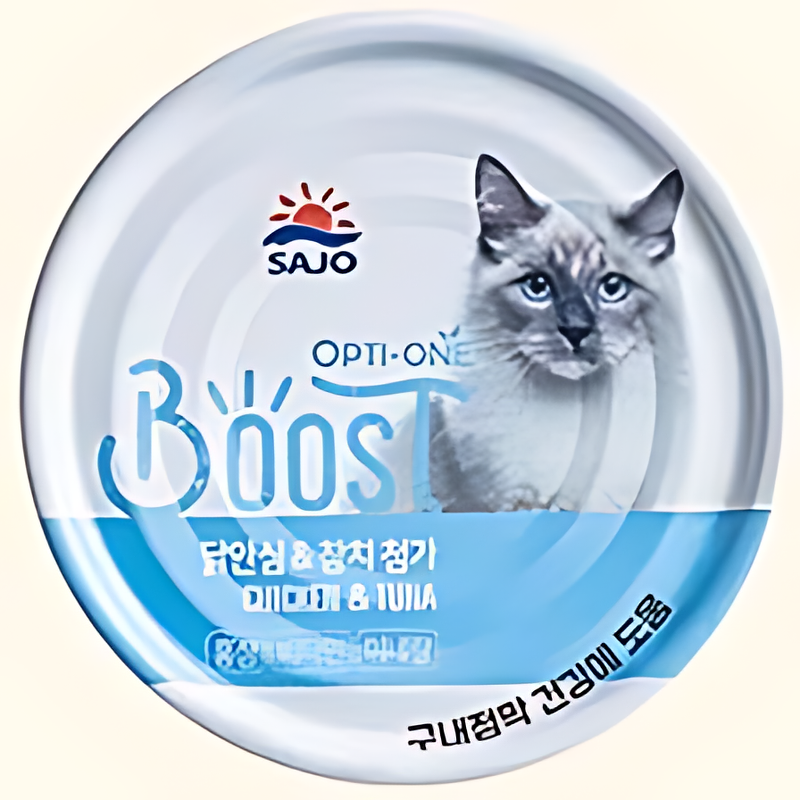 옵티원 부스트캣, 참치 12캔 + 연어 6캔 + 맛살 6캔, 160g, 24캔 상품 이미지 4