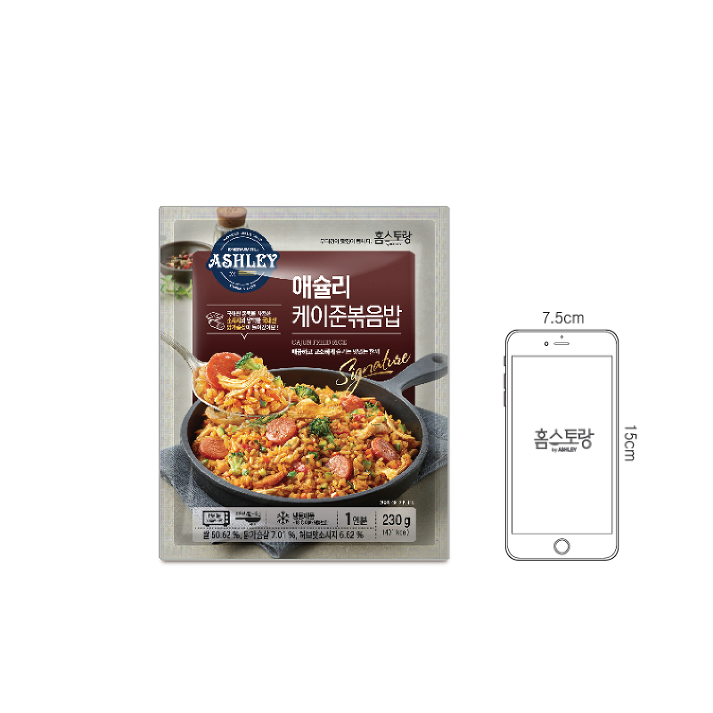 애슐리 볶음밥, 갈릭스테이크 230g 2봉 + 케이준 230g 2봉 + 통새우 230g 2봉, 6봉 상품 이미지 4
