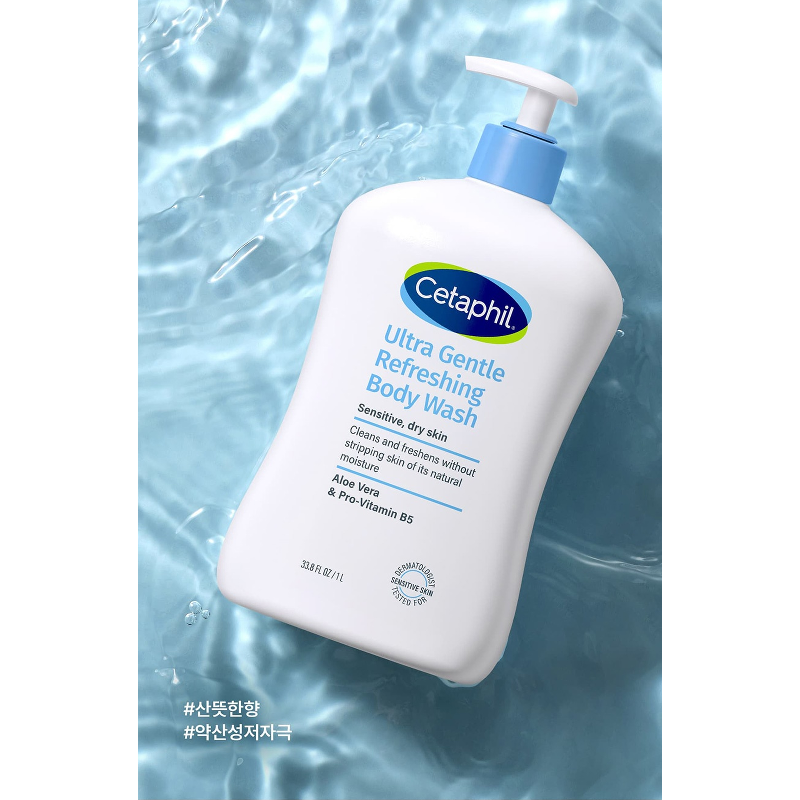 세타필 약산성 젠틀 바디워시 리프레싱, 1000ml, 1개 상세 이미지 3