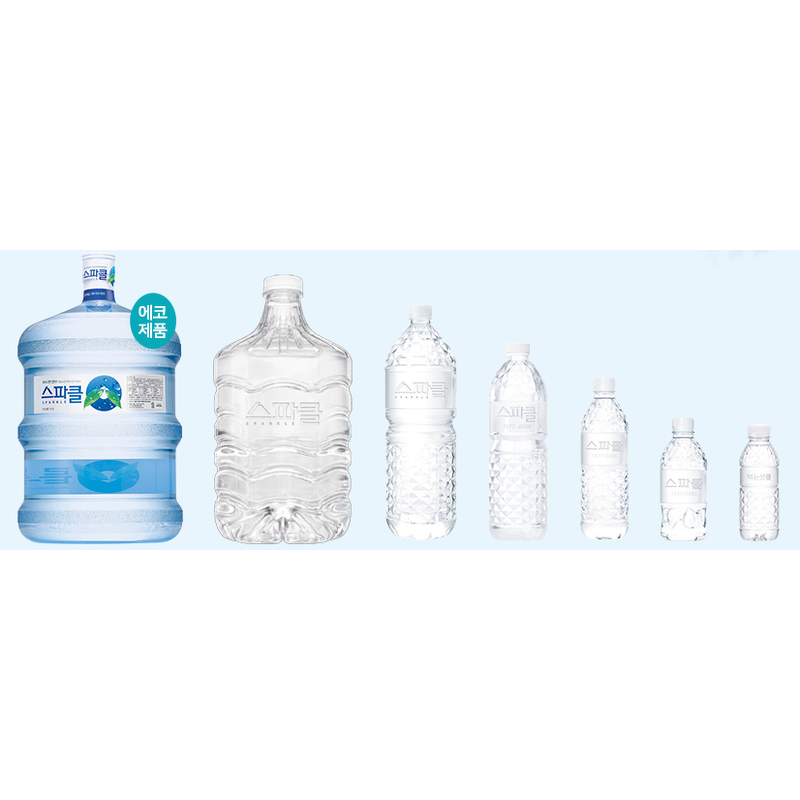 스파클 생수, 무라벨, 500ml, 80개 상품 이미지 2
