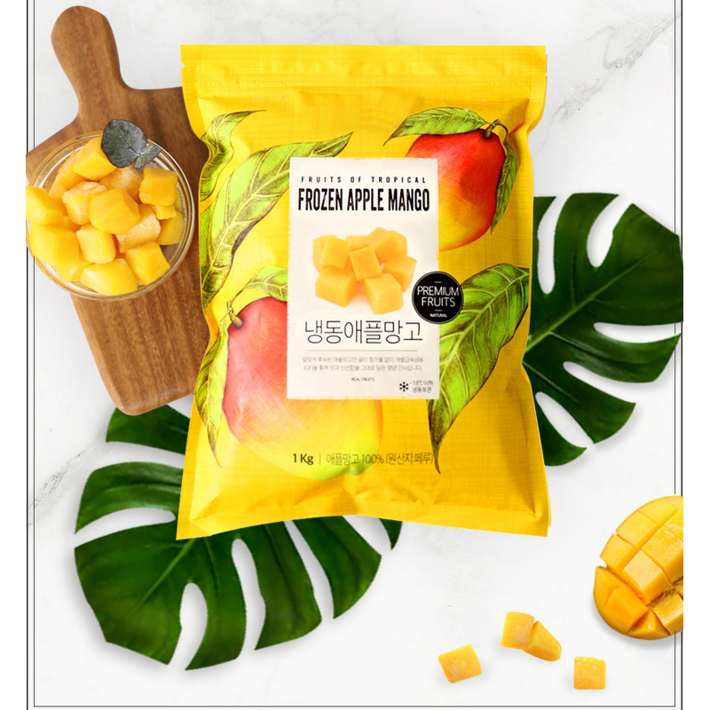 웰루츠 냉동 애플망고, 페루산, 1kg, 2개 상품 이미지 3