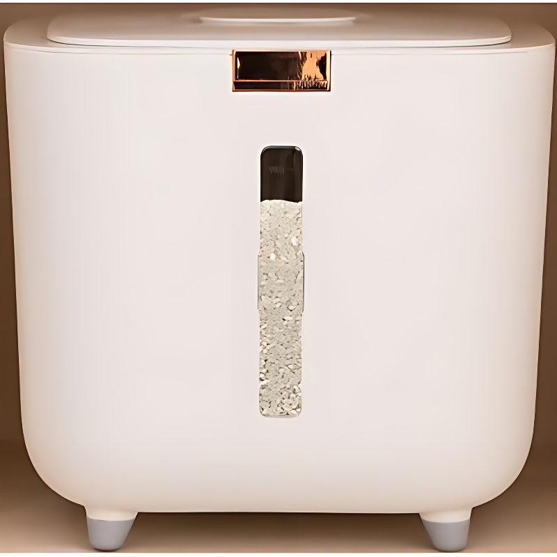 레토 원터치 쌀통, 화이트, 10kg, 1개 상품 이미지 4
