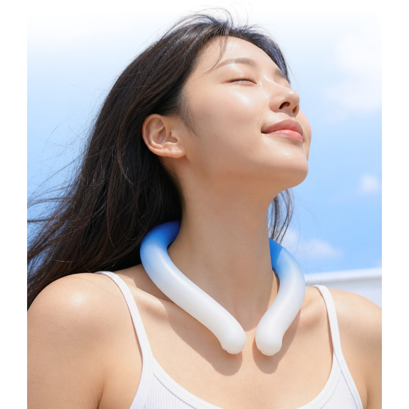 일감생활 프리미엄 아이스 넥쿨러, 블루, L, 1개 상품 이미지 5
