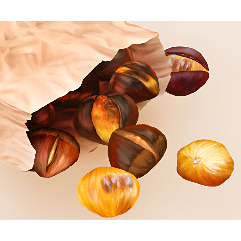 촉촉한 밤, 70g, 10봉 상품 이미지 1