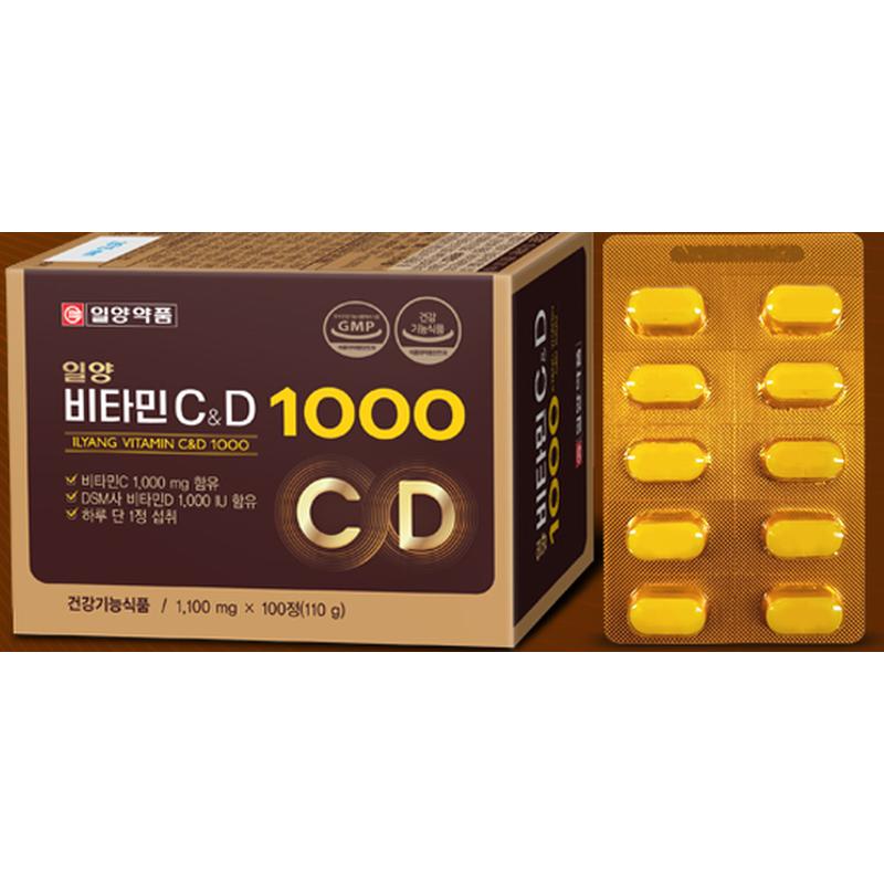 일양약품 일양 비타민C&D 1000, 100정, 1개 상품 이미지 4