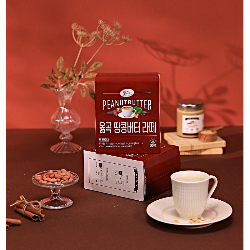 옳곡 땅콩버터 라떼, 20g, 20스틱, 1개 상품 이미지 3