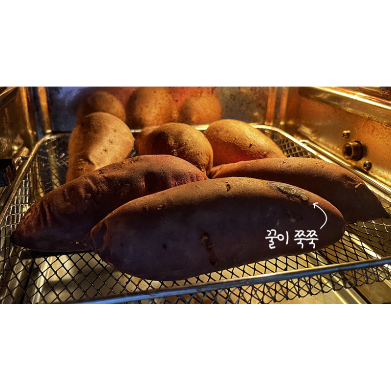 달콤고구마 해남 햇 황토 꿀고구마, 베니하루카, 대, 3kg, 1박스 상품 이미지 4