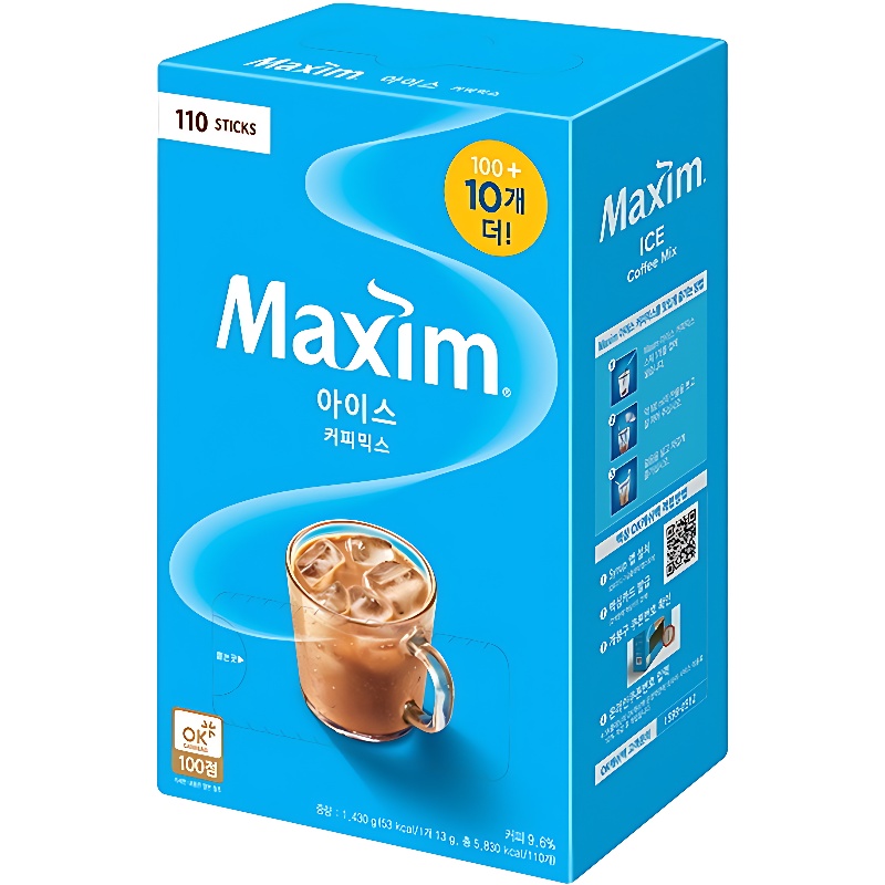 맥심 아이스 커피믹스, 13g, 110개입, 1개