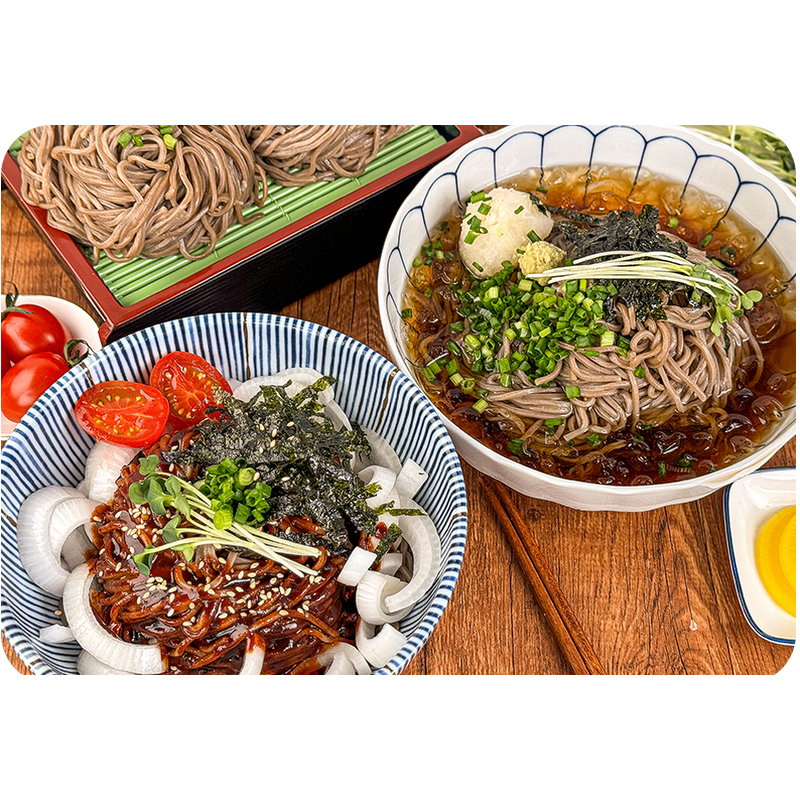 산지농수산 메밀소바 세트, 생메밀국수, 1kg, 1개 + 메밀장, 40g, 6개, 1세트 상품 이미지 7