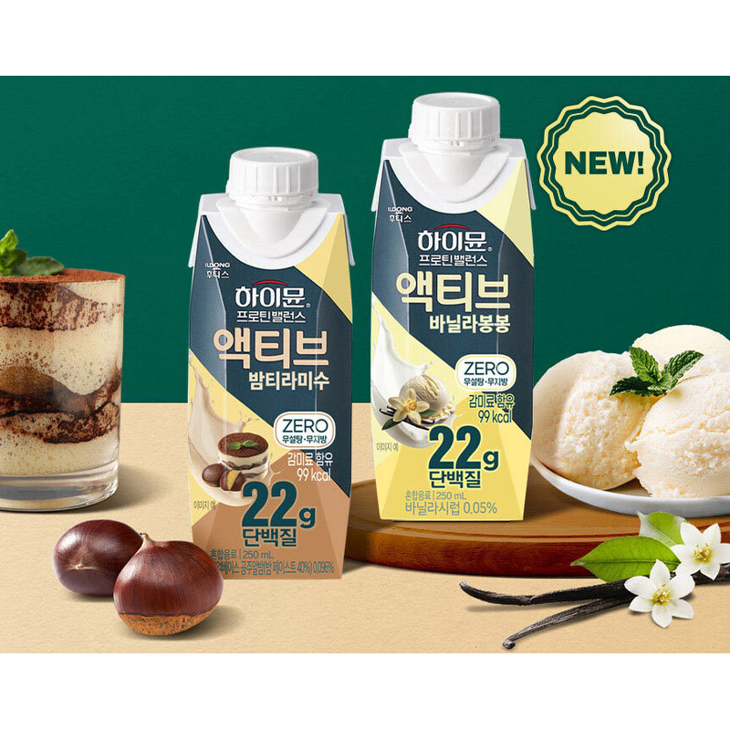 일동후디스 하이뮨 프로틴 밸런스 액티브 밤티라미수 제로, 250ml, 18개 상품 이미지 1