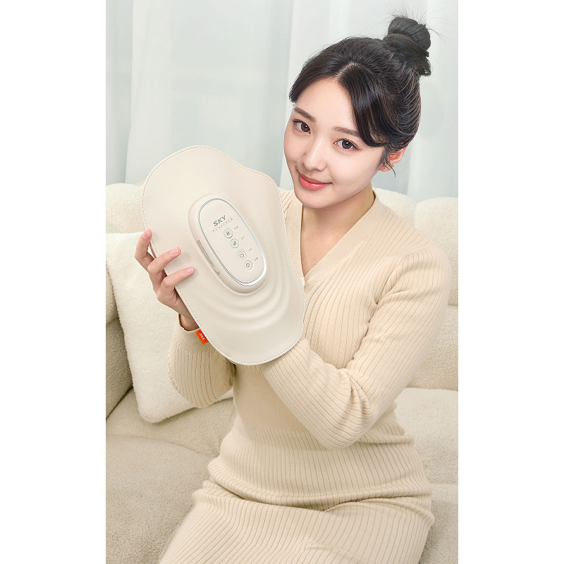 스카이 플래티넘 공기압 온열 손 마사지기, EM12, 베이지, 1개 상품 이미지 6