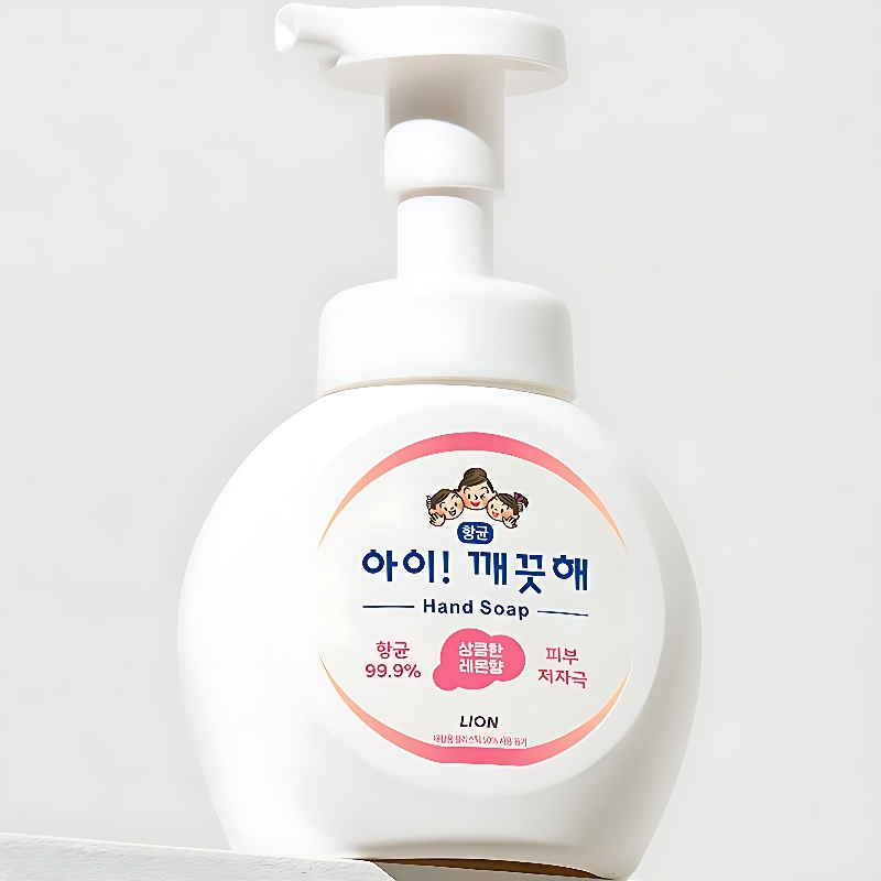 아이깨끗해 항균 폼 핸드솝, 순 파우더향, 250ml, 1개 + 리필, 200ml, 4개 상품 이미지 2