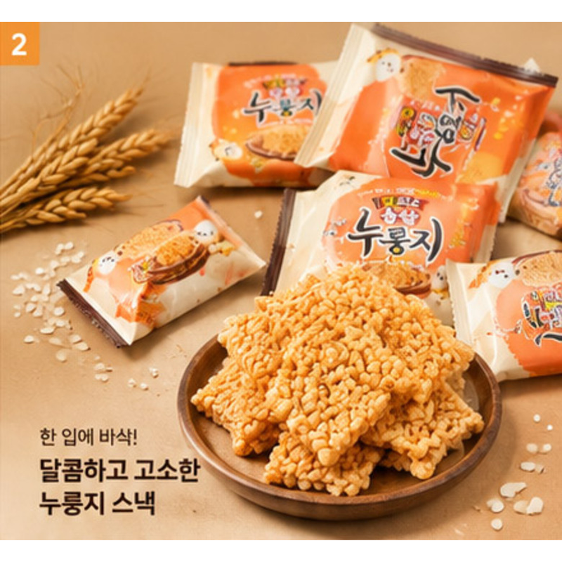 찹쌀 누룽지 과자, 달콤한맛, 24g, 36봉 상품 이미지 2