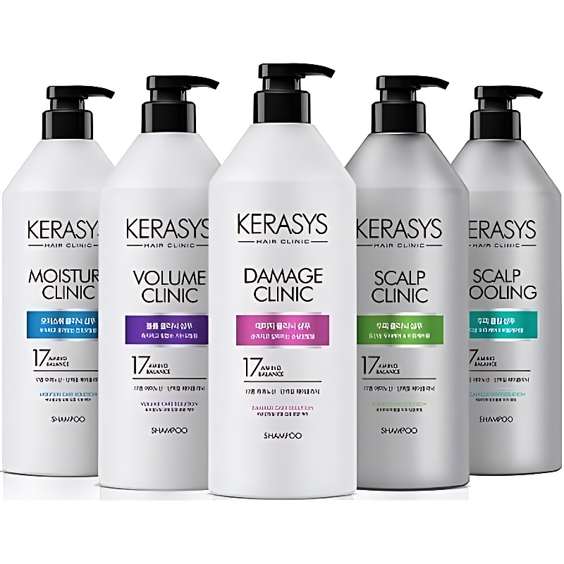케라시스 두피 비듬케어 딥클린 쿨링 단백질 샴푸, 980ml, 3개 상품 이미지 2