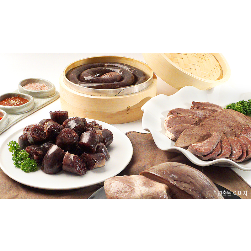 맛팜 옛고을 찰순대, 400g, 1개 + 푸짐한 내장 모둠, 500g, 1개 상품 이미지 2