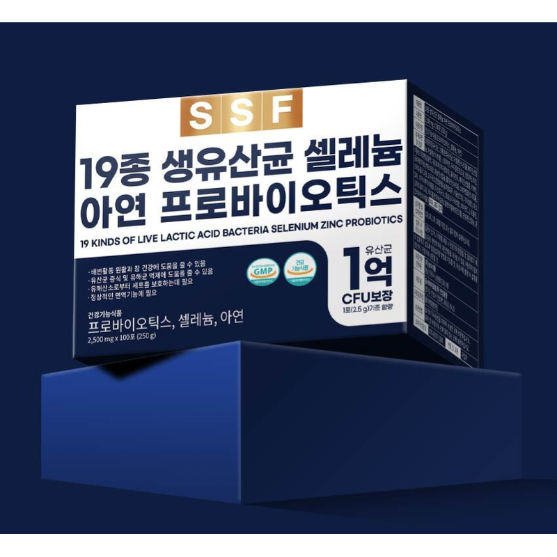 순수식품 19종 생유산균 셀레늄 아연 프로바이오틱스, 100포, 1박스 상세 이미지 2