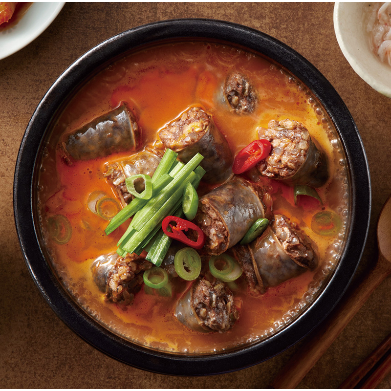 솔로식당 열 순대만 순대국, 450g, 3팩 상품 이미지 2
