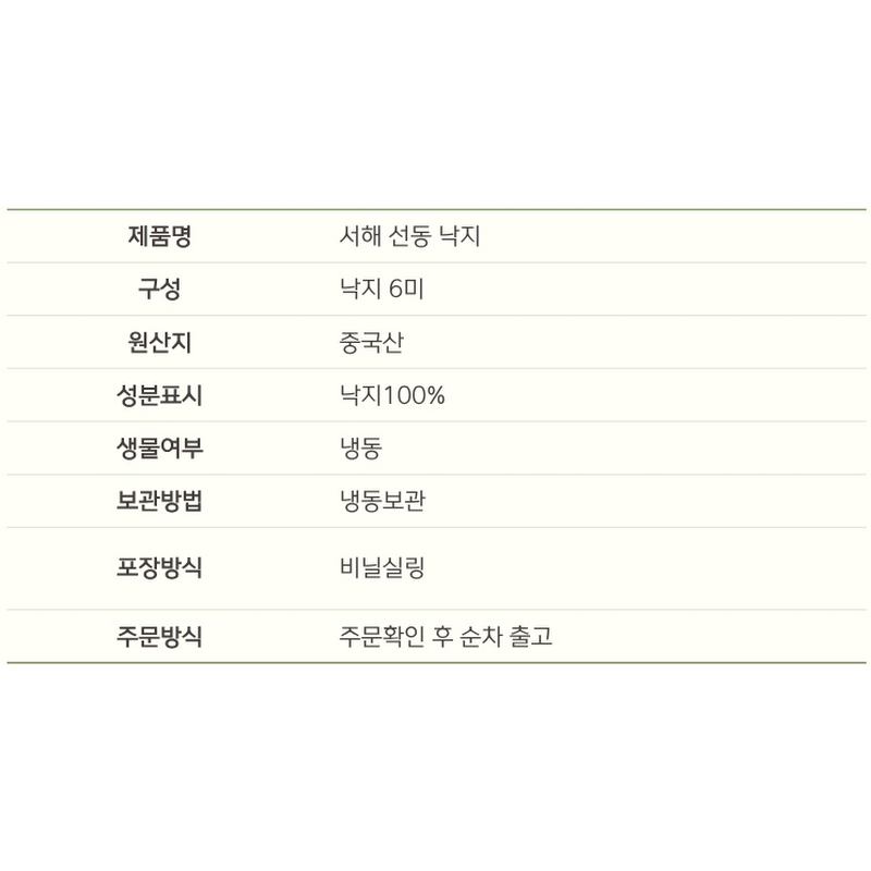 대짜 낙지, 1kg, 6마리, 1개 상품 이미지 7