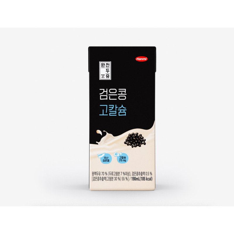 한미 완전두유 검은콩 고칼슘, 190ml, 40개 상품 이미지 2