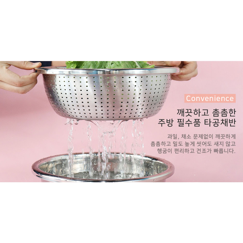 멀티 채칼 채반 믹싱볼 세트, 1세트 상품 이미지 3