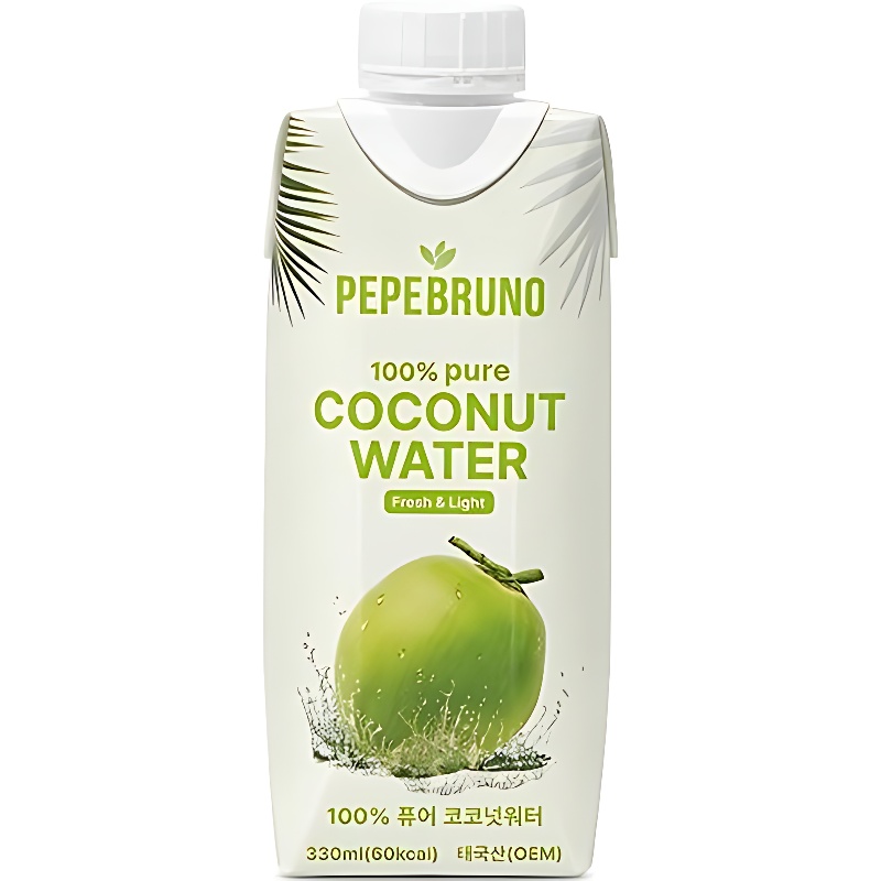 페페브루노 코코넛 워터 퓨어, 330ml, 12개 상세 이미지 4