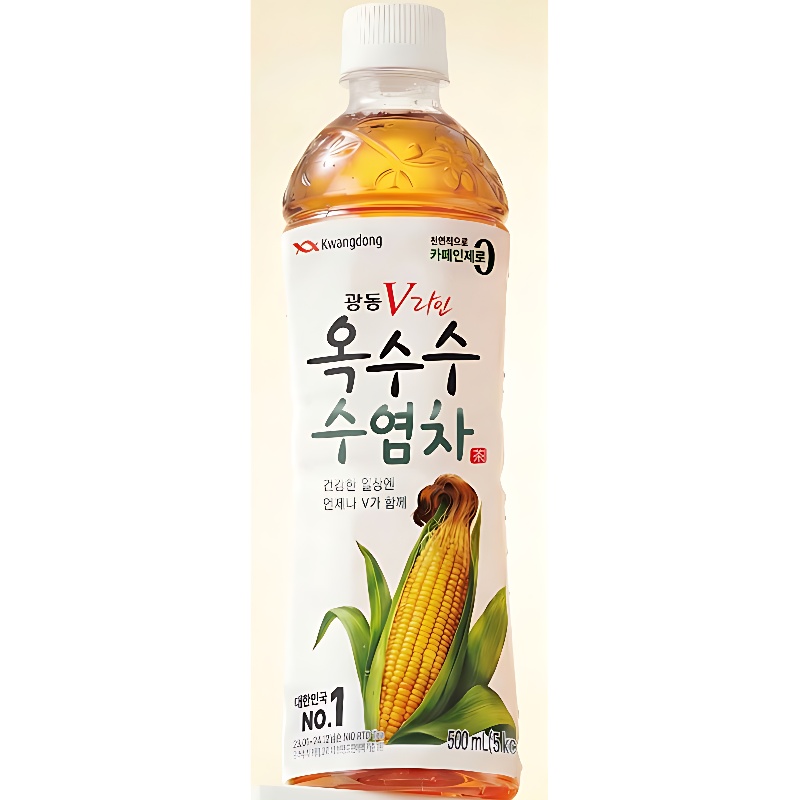 광동 V라인 옥수수수염차, 500ml, 20개 상품 이미지 4
