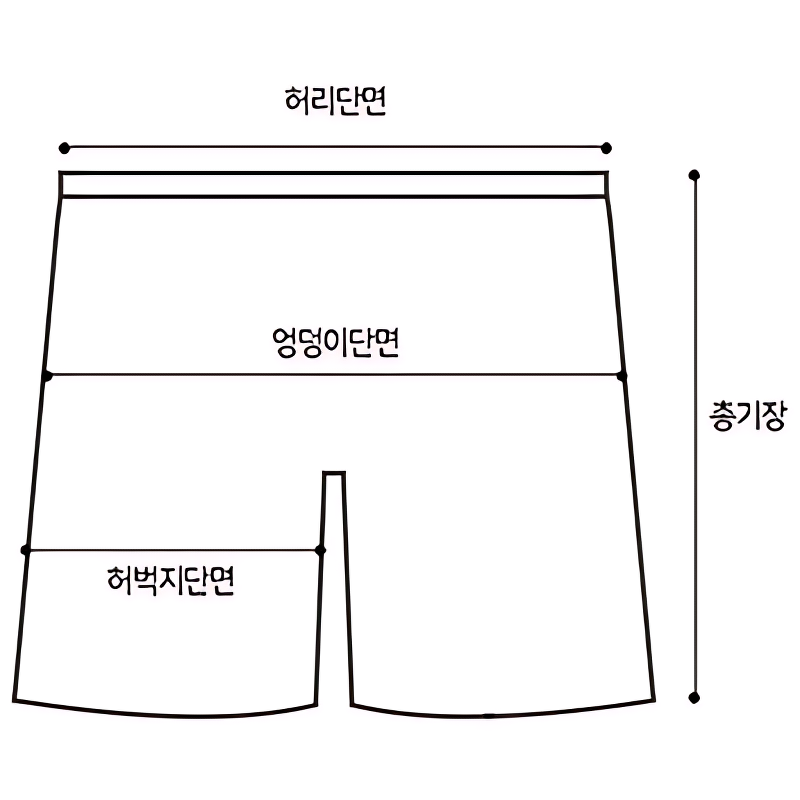 예스플러스 면 스판 1부 속바지, XL, 화이트 2개 + 베이지 1개, 3개 상품 이미지 5