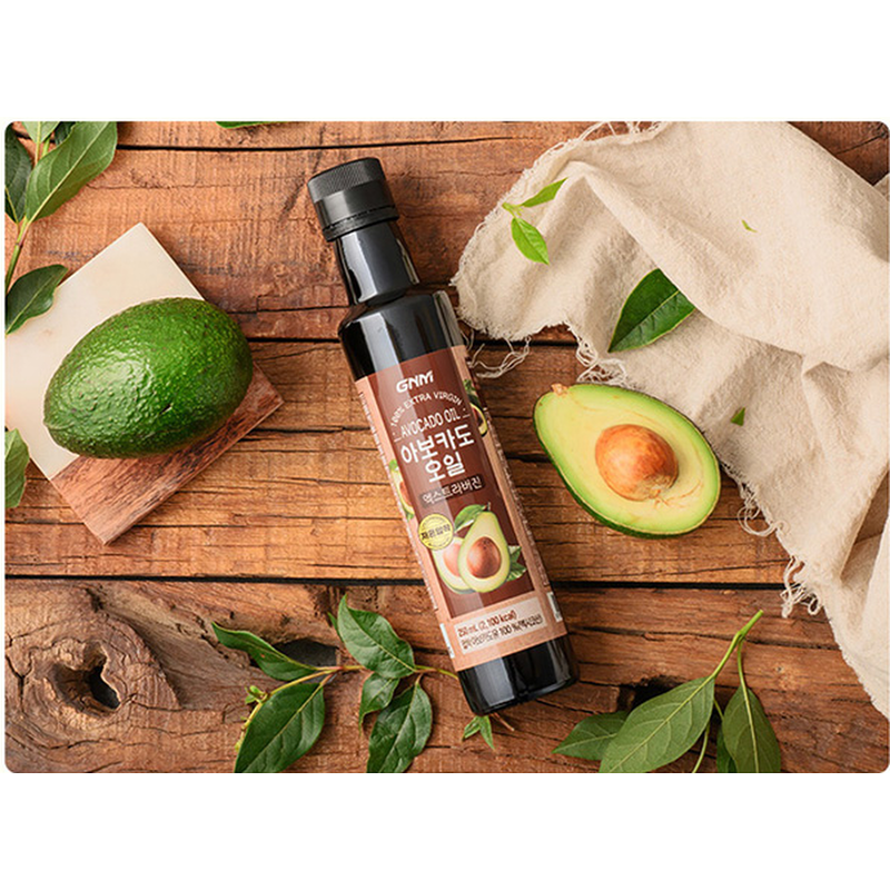 GNM 아보카도오일 엑스트라버진, 250ml, 4개 상품 이미지 4