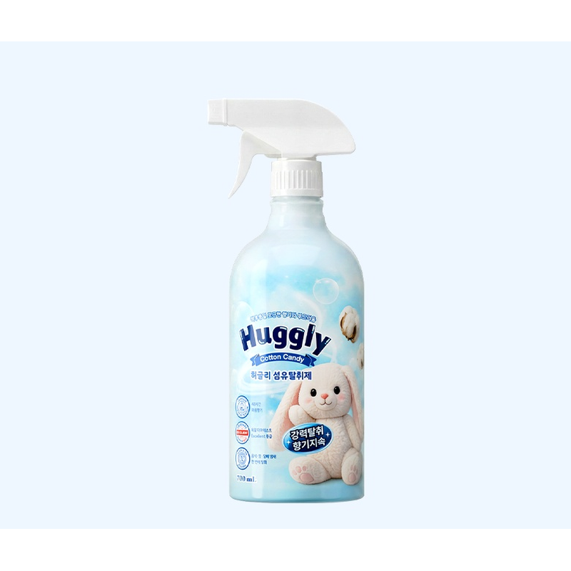 허글리 대용량 섬유탈취제, 코튼캔디, 700ml, 2개 상품 이미지 6