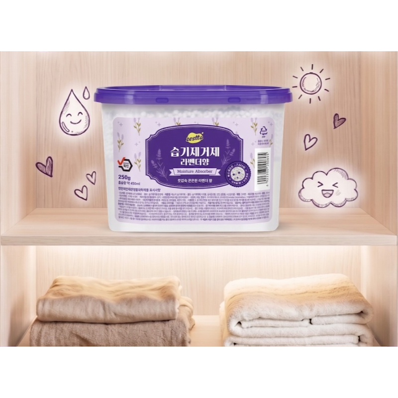 제스타 습기제거제, 라벤더향, 250g, 18개 상품 이미지 2