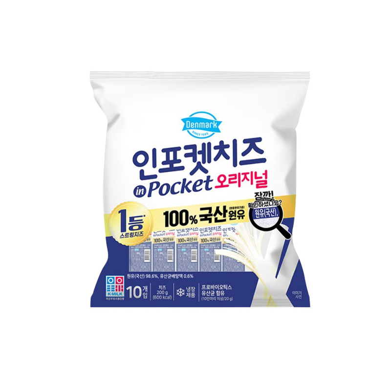 동원 덴마크 인포켓치즈 오리지널, 20g, 30개 상품 이미지 4