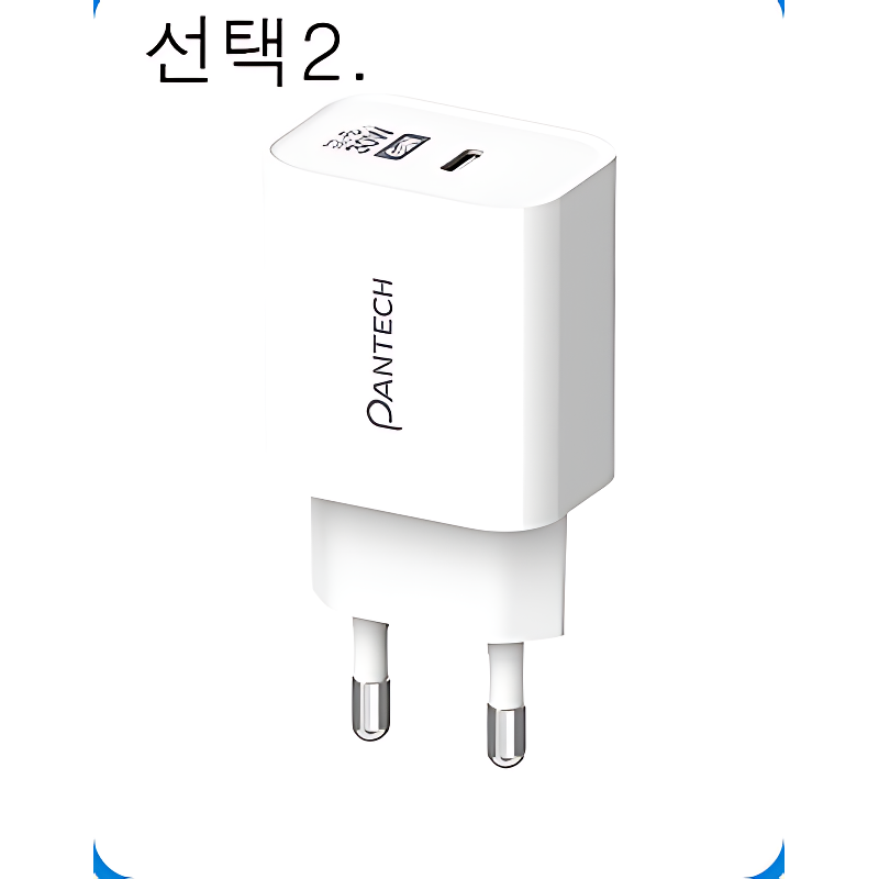 팬택 30W 1포트 C타입 초고속 충전기, 1개 상품 이미지 2
