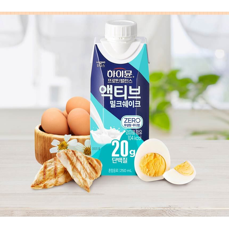 하이뮨 프로틴 밸런스 액티브 제로, 밀크쉐이크, 250ml, 18개 상품 이미지 3