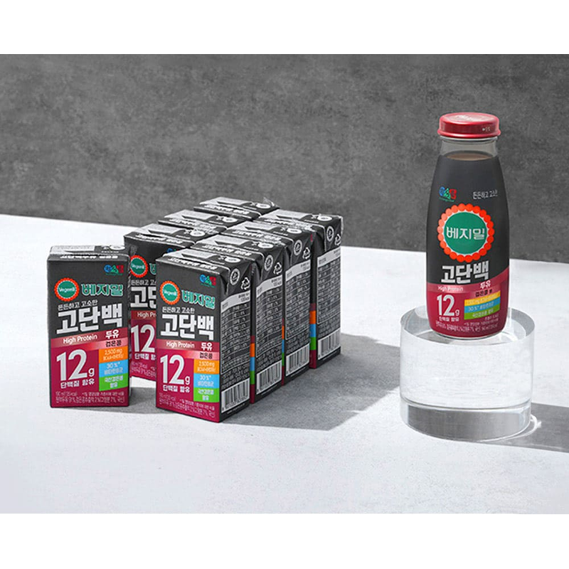 베지밀 고단백 두유, 검은콩, 190ml, 32개 상세 이미지 4