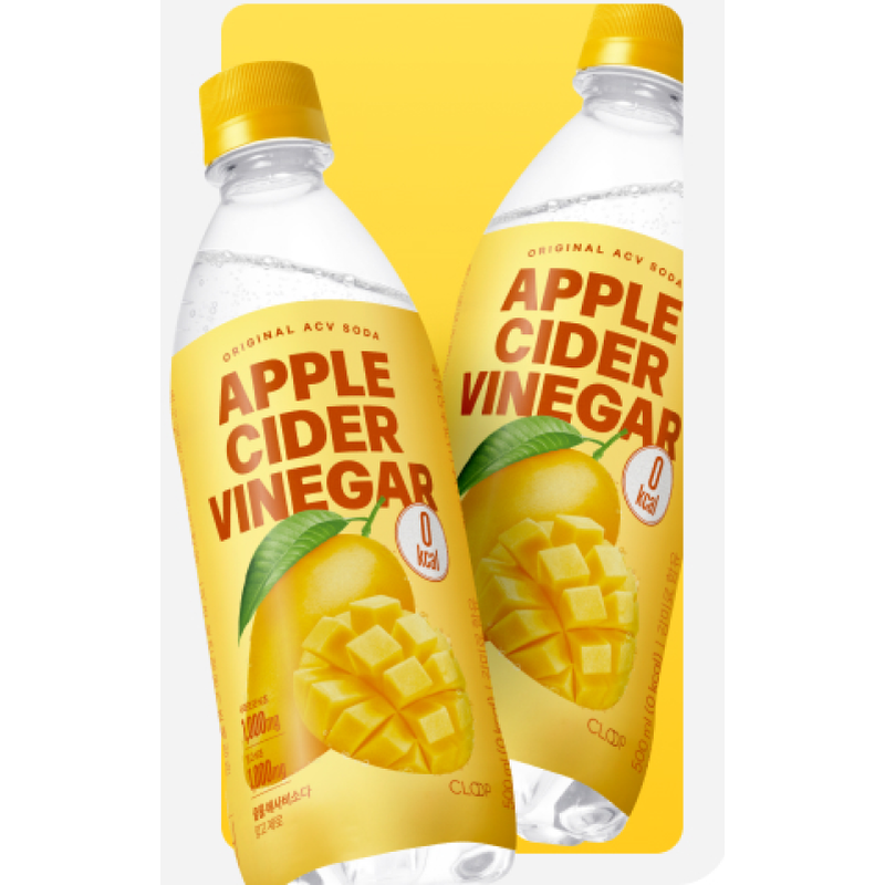 클룹 애사비소다 제로, 신비복숭아 500ml 12개 + 제주감귤 500ml 12개, 24개 상품 이미지 3