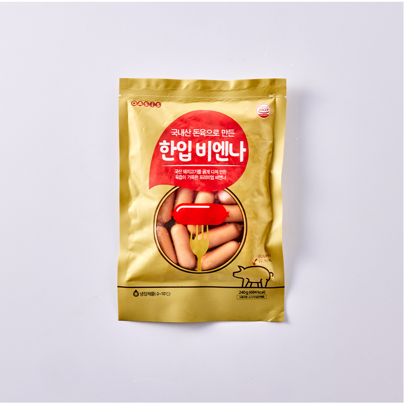 무항생제 국내산 한입 비엔나, 240g, 2팩 상세 이미지 3